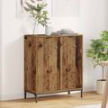 vidaXL Servírovacia skriňa Staré drevo 69,5 x 33 x 82 cm