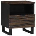 vidaXL Nočný stolík 2 ks Orech 40 x 33 x 46 cm Kompozitné drevo