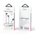Slúchadlá YESIDO IN-EAR YH53 AUX 3,5MM 120CM ČIERNE