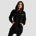Dámska Longline mikina Limitless Black - GymBeam, veľkosť XXL, veľkosť oblečenia XXL