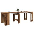 vidaXL Jedálenský stôl 240 x 85 x 75 cm Kompozitné drevo Staré drevo
