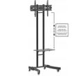 Mobilný držiak TV na kolieskach Opticum VECTRON-30"-55" , nosnosť 40kg Mobilní držák TV na kolečkách Opticum VECTRON- 30" - 55" , nosnost 40kg