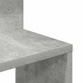 vidaXL Nástenná rohová polica betónovosivá 32x32x127,5cm kompoz. drevo