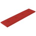 vidaXL Nástenné panely 12 ks vínovočervené 60x15 cm umelá koža 1,08 m²