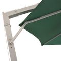 vidaXL Visiaci slnečník 350 cm, hliníková tyč, zelený