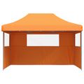 vidaXL Párty stan 279 x 410 x 315 cm Oranžová Oxfordská látka