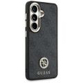 Obal Guess 4G Big Rhinestone Triangle Strap MagSafe pre Samsung Galaxy S26 čierna