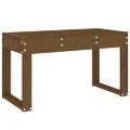 vidaXL Záhradná lavica medovohnedá 80x38x45 cm masívna borovica