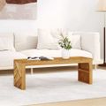 vidaXL konferenčný stolík 110x35x38 cm Teakové masívne drevo