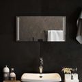 vidaXL Zrkadlo do kúpeľne s LED Priehľadná 60 x 30 cm tvrdené sklo