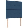 vidaXL Posteľ s pružinovým rámom Modrá 190 x 120 cm látka