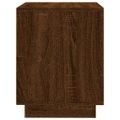 vidaXL Nočný stolík hnedý dub 44x35x45 cm spracované drevo