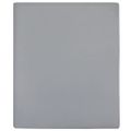vidaXL Priliehavé prestieradlá Jersey 2 ks sivé 140x200 cm bavlna