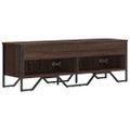 vidaXL TV stolík hnedý dub 122x34x41 cm kompozitné drevo