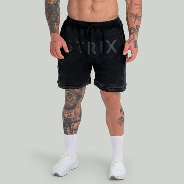 Šortky Washed Black - STRIX