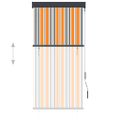 vidaXL Vonkajšia zatemňovacia roleta 80x250 cm žltá a modrá