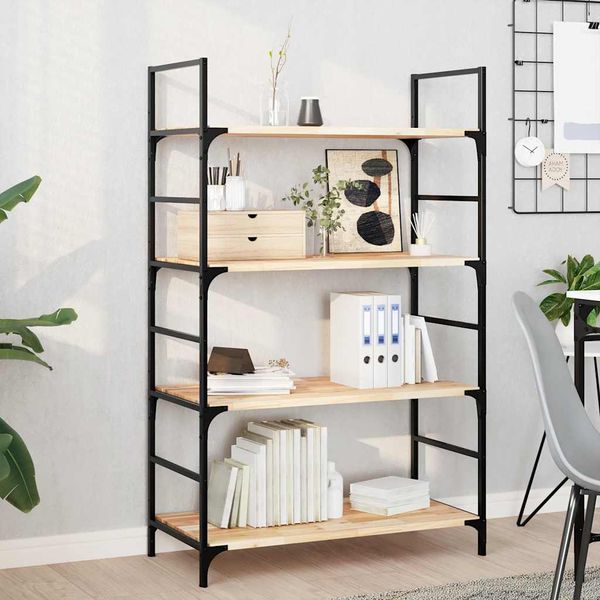 vidaXL Plávajúce police 4 ks 60x40x2 cm, neošetrený akáciový masív