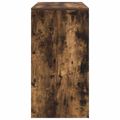 vidaXL Stôl Dymová dub 100 x 40 x 76 cm