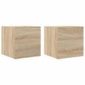 vidaXL Nástenné TV skrinky 2 ks dub sonoma 30,5x30x30 cm