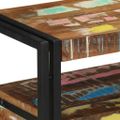 vidaXL Konzolový stôl 120 x 33 x 75 cm Masívne obnovené drevo