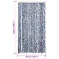 vidaXL Záves proti hmyzu modrý a biely 100x230 cm ženilka