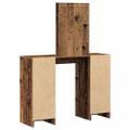 vidaXL Toaletný stolík Hnedá 102 x 33 x 135 cm Kompozitné drevo