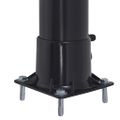 vidaXL Solárna sprcha, 8 l, oceľová, PVC