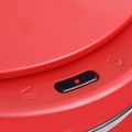 vidaXL Automatický odpadkový kôš, senzor 60 l, uhlíková oceľ, červený