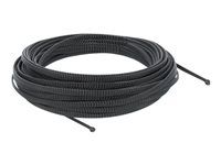 Pletená rozťažná hadica - 10 m - čierna
