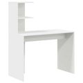 vidaXL Stôl Biela 133,5 x 50 x 124 cm 2 ks