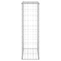 vidaXL Gabiónová stena s krytmi, pozinkovaná oceľ 60x30x100 cm