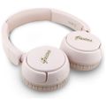 Bezdrôtové slúchadlá Guess BT HEADPHONES SCRIPT METAL LOGO ružové