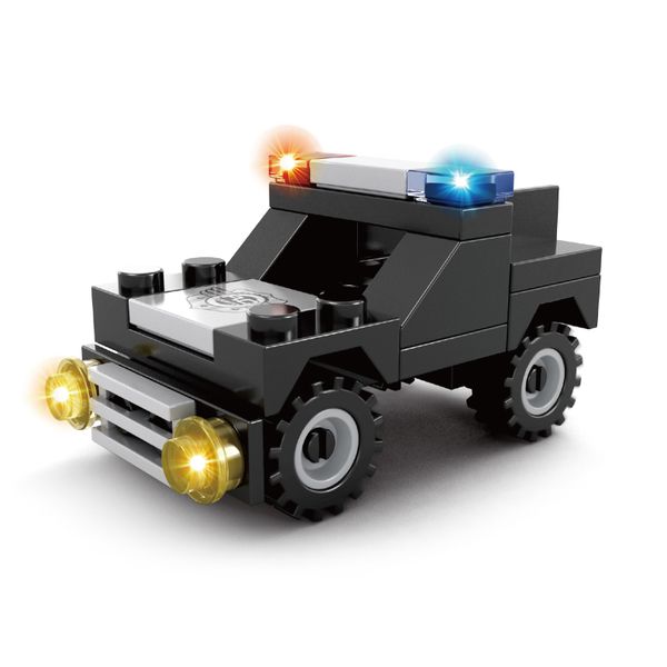 Kompatibilná stavebnica BLOXO polícia auto 31 ks