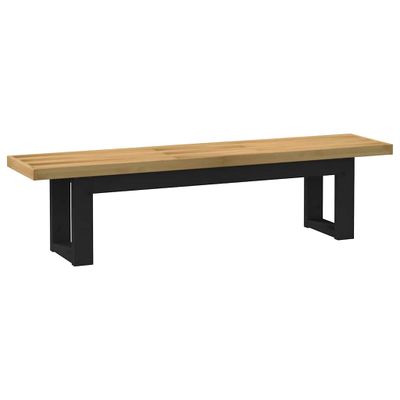 vidaXL Jedálenská lavica NOAIN v tvare U nohy, 180x40x45 cm, borovica
