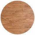 vidaXL Barový stôl svetlohnedý Ø50x89,5 cm dubový masív