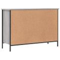 vidaXL Botník sivý dub sonoma 100x35x70 cm kompozitné drevo