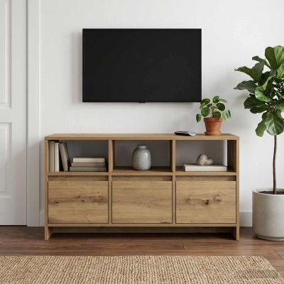 vidaXL TV skrinka 102 x 37,5 x 52,5 cm Dub artisan Kompozitné drevo