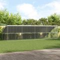 vidaXL Psí kennel 4 ks Strieborná 8 x 2 x 2 m Pozinkovaná oceľ