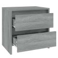 vidaXL Nočný stolík sivý dub sonoma 45x34,5x44,5 cm drevotrieska
