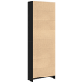 vidaXL Regál na knihy 60 x 24 x 176 cm Kompozitné drevo Čierny dub