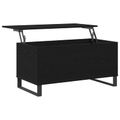 vidaXL Konferenčný stolík Čierny dub 90 x 44,5 x 45 cm