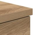 vidaXL Stôl dub artisan Kompozitné drevo 140 x 49 x 76 cm