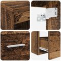 vidaXL Sada kúpeľňového nábytku 2 ks Staré drevo Kompozitné drevo