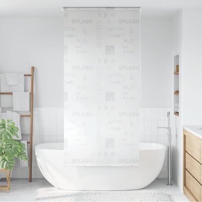vidaXL Sprchová roleta, 80x240 cm, vzor slov