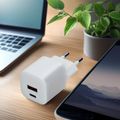 Solight DC77 USB-C + USB-A nabíjačka GaN 20W PD