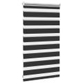 vidaXL Zebrová roleta 50,9x100 cm Šírka látky 46,7 cm čierna