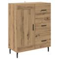 vidaXL Highboard 2 ks Remeselný dub 69,5 x 32,5 x 180 cm