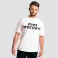 Tričko Gym Therapy White - GymBeam, veľkosť XXL