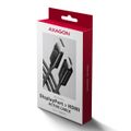 AXAGON RVD-HI20C2, DisplayPort -> HDMI 2.0b redukce / kabel 1.8m, 4K/60Hz Kabel, DisplayPort (M) na HDMI 2.0a (M), 4K/60Hz, HDCP 2.3, 1,8m, cerný
