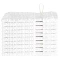 vidaXL Uterák pre hostí SOLUND 10 ks Biela 15 x 21 cm 550 gsm